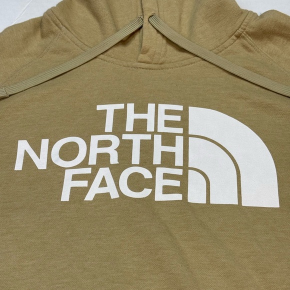 Tan / Khaki The North Face Logo Hoodie Women’s Size M - Picture 3 of 8